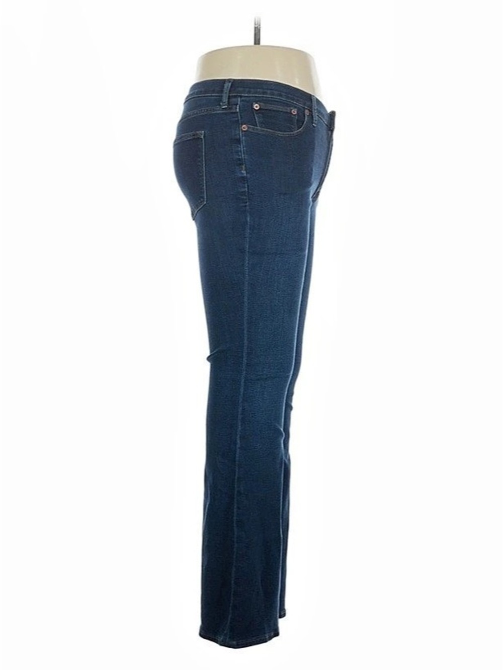 J.Crew Full Length Flare Jeans Blue Waist 28 Like New - Picture 4 of 8